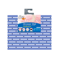ราคา โพลี-ไบรท์ แผ่นรองพื้นอเนกประสงค์ Shower Mat 62 x 45 ซม. สี Marine Blue (7488267419843)