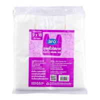 ราคา เอโร่ ถุงหูหิ้วใสบาง 9x18 นิ้ว 500 ก. (375823749057149)