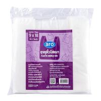 ราคา เอโร่ ถุงหูหิ้วใสหนา 9x18 นิ้ว 1 กก. (776638934659905)