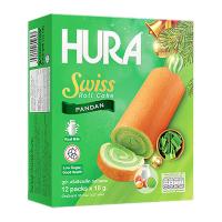 ราคา ฮูร่า ขนมเค้กโรลล์ รสใบเตย 216 ก. (693307161089812)