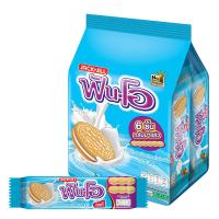 ราคา ฟันโอ คุกกี้แซนวิช สอดไส้ครีมรสนม 40.5 ก. 12 ชิ้น (7115268980931)