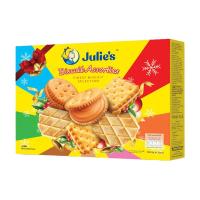 ราคา จูลี่ส์ แอ็ชชอทเต็ด บิสกิต ขนมปังกรอบรวมรส 192.5 กรัม (7497522380995)