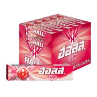 ราคา ฮอลล์ ไอซ์ซี่สตรอเบอร์รีไซรัป แบบแท่ง 9 เม็ด 20 แท่ง (175993897776029)