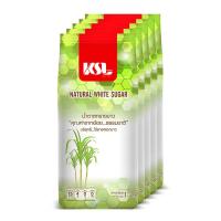 ราคา เคเอสแอล น้ำตาลทรายขาว 1 กก. x 5 (6814752047299)