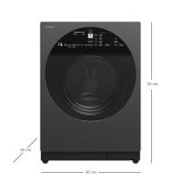 ราคา Hitachi เครื่องซักผ้า Front Loading รุ่นbd-d100xgv ซัก 10 กก. / อบ 7 กก. สี Mauve Gray แถมฟรีผ้าคลุมเครื่องซักผ้า (921948480377053)