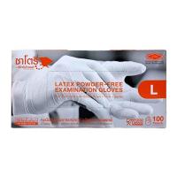 ราคา ซาโตรี่ ถุงมือยางสำหรับทางการแพทย์ ไม่มีแป้ง ขนาด L x 100 ชิ้น (7499686346947)