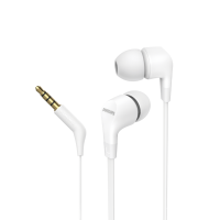 ราคา Philips หูฟังอินเอียร์แบบมีสาย In-ear Wired Headphones (3.5 มม.) รุ่น Tae1105 (สีขาว) (104661264420508)
