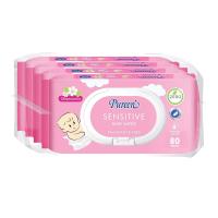 ราคา Pureen เพียวรีน เบบี้ไวพส์ สูตรเซนซิทีฟ undefined (80 แผ่น x 4 แพ็ค) อ่อนโยน ปลอดภัยต่อลูกน้อยแรกเกิด มีส่วนผสมของคาโมมายด์ (103638194816257)