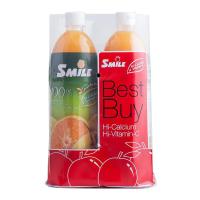 ราคา สไมล์ น้ำส้มคั้นแท้ 100% พาสเจอร์ไรซ์ 1 ล. x 2 (7275714248899)