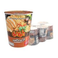 ราคา มาม่า บะหมี่ คัพ รสเป็ดพะโล้ 60 ก. x 6 (7167153012931)