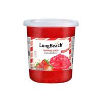 ราคา ลองบีชป็อปปิ้งโบบาสตรอว์เบรอ์รี่ (1000 g) Longbeach Strawberry Popping Boba ไข่มุกป๊อป/ มุกป๊อป (787357077897970)