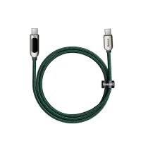 ราคา สายชาร์จ Baseus Cable Display Fast Charging Data Cable Type-c To Type-c 100w 1m Green (814933808913970)