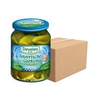 ราคา Develey (ดิวีเลย์) Bavarian Gherkins แตงกวาดองใหญ่ ขนาด 670 กรัม แพ็ค 12 ขวด (840264121782071)
