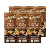 ราคา Balance ซีเรียลดริ๊งค์นมธัญพืช รสดาร์กช็อกโกแลตแท้ (180 ml X 6 กล่อง) อร่อย น้ำตาลน้อย ไฟเบอร์สูง - Miniset (972296306305004)