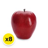 ราคา แอปเปิ้ลแดง เบอร์ 100 แพ็ค 8 ลููก (139236612910997)