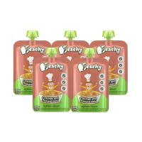 ราคา Peachy อาหารเสริมสำหรับเด็ก 7 เดือน รส สตูไก่มะเขือเทศ แพ๊ค 5 ถุง (r1105) (455157080349819)