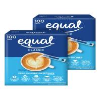 ราคา อิควล สารให้ความหวานแทนน้ำตาล 100 ซอง x 2 (7078684328131)