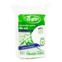 ราคา แชมเปี้ยน ถุงขยะแบบม้วน 18x20 นิ้ว กลิ่นมะลิ 100 ใบ (6974684496067)