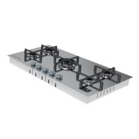 ราคา ลัคกี้เฟลม เตาแก๊สแบบฝังอัจฉริยะ 5 หัว รุ่น Lbs-945-sm undefined หัวเตาทองเหลือง Sabaf ไฟแรงทนทาน (258074478345342)