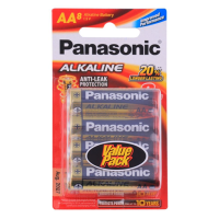 ราคา Panasonic พานาโซนิค ถ่านอัลคาไลน์ ขนาด AA แพ็ค 8 ก้อน รุ่น LR6T/8B