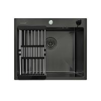 ราคา ลัคกี้เฟลม ซิงค์ล้างจาน เคลือบ Pvd รุ่น Eub-0551 สีดำ 1 หลุม ไม่มีที่พักจาน (139315236708315)