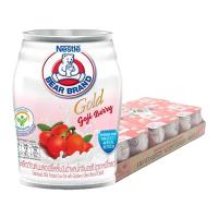 ราคา ตราหมีโกลด์ นมไขมันต่ำโกจิเบอร์รี 140 มล. x 24 (7078649462979)