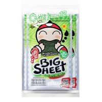 ราคา เถ้าแก่น้อย บิ๊กชีท สาหร่ายทอดแผ่น รสคลาสสิค 3.2 ก. x 12 (6761213067459)