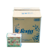 ราคา เฟสต้า เบสต้า กระดาษเช็ดหน้า Soft Pack 150 แผ่น 3 ห่อ/แพ็ก x 16 (428300180713966)