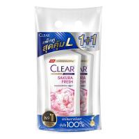 ราคา เคลียร์ แชมพูขจัดรังแค สูตรซากุระ เฟรช 350 มล. x 1+1 (7352460050627)