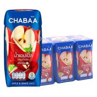 ราคา ชบา น้ำแอปเปิ้ลผสมองุ่น 40% 180 มล. x 6 (7078812483779)