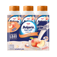 ราคา เมจิ บัลแกเรีย โยเกิร์ตพร้อมดื่ม รสพีช 150 ก. x 3 (822505764234196)