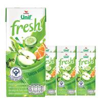 ราคา ยูนิฟ น้ำผักผลไม้รวม ผสมผักใบเขียว 40% 180 มล. x 6 (7078813499587)