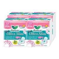 ราคา ลอรีเอะ ซูเปอร์ อัตราสลิม ผ้าอนามัย แบบมีปีก 25 ซม. 8 ชิ้น x 4 (7352452743363)