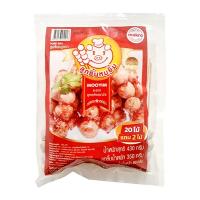 ราคา หมูยิ้ม ลูกชิ้นหมูเสียบไม้พร้อมน้ำจิ้ม 20+2 ไม้ (6974645469379)
