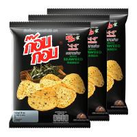 ราคา ก๊อบกอบ มันฝรั่งทอดกรอบแผ่นหยัก รสสาหร่าย 46 ก. x 3 (7352693227715)