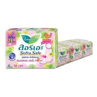ราคา ลอรีเอะ ซอฟท์แอนด์เซฟ สลิม ผ้าอนามัยแบบมีปีก 25 ซม. 4 ชิ้น x 12 (7325035167939)