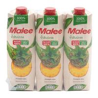 ราคา มาลี น้ำสับปะรด 100% 1 ล. x 3 (7078813630659)