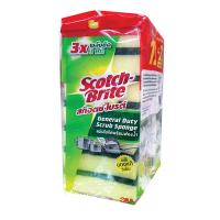 ราคา สก๊อตช์-ไบรต์ แผ่นใยขัดพร้อมฟองน้ำเล็ก 3x4 นิ้ว 12 ชิ้น (6761187049667)