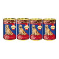 ราคา สมาร์ทฮาร์ท อาหารสุนัขเปียกแบบกระป๋อง รสเนื้อและตับ 400 ก. x 4 (464391525642944)