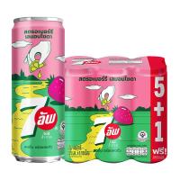 ราคา เซเว่นอัพ สตรอเบอรี่เลมอน โซดา ไม่มีน้ำตาล 325 มล. x 6 (370761583472171)
