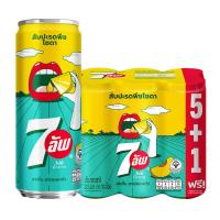 ราคา เซเว่นอัพ สับปะรดพีช โซดา ไม่มีน้ำตาล 325 มล. x 6 (534747100508697)