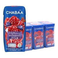 ราคา ชบา น้ำทับทิมผสมน้ำองุ่นและบลูเบอร์รี่ 40% 180 มล. x 6 (7078686982339)