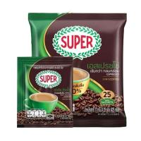 ราคา ซุปเปอร์ กาแฟปรุงสำเร็จชนิดผง เอสเปรสโซ่ 425 ก. (17 ก. 25 ซอง) (7078745866435)