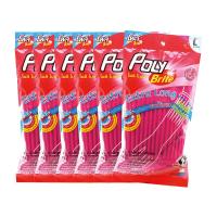 ราคา โพลี-ไบรท์ ถุงมือยางธรรมชาติ รัดข้อ รุ่น Extra Long Size L 6 คู่ (7159239442627)