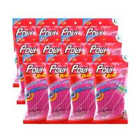 ราคา โพลี-ไบรท์ ถุงมือยางธรรมชาติ รุ่น Extra Long รัดข้อ Size L (12คู่/ลัง) (7159241212099)