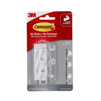 ราคา คอมมานด์ คลิปยึดสายไฟพร้อมเทป รับน้ำหนักได้ดี รุ่น 17017clr (471976561686033)