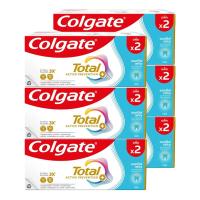 ราคา คอลเกต ยาสีฟัน โททอล แอคทีฟ เฟรช 110 ก. แพ็กคู่ x 6 (833006913240099)
