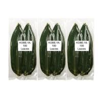 ราคา โกเบ-ย่า ใบไผ่ต้ม ซาซา โนะ ฮา สำหรับตกแต่งซูชิ ข้าวปั้น และขนมหวาน บรรจุ 100 ใบ x 3 ถุง (352766094803508)