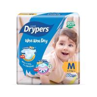 ราคา Drypers ผ้าอ้อมแบบเทป รุ่นวีวี่ดราย (แพ๊คใหญ่สุดคุ้ม) รุ่น Mega M (341984022300342)