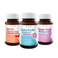 ราคา วิสตร้า ผลิตภัณฑ์เสริมอาหาร เซ็ททดูแลสิวรอยสิว x 3 (551116346939708)